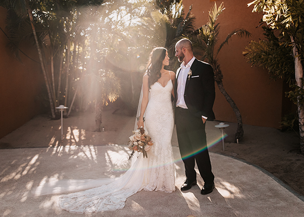 Fiesta Americana wedding setup in Cabo San Lucas — oceanfront ceremony